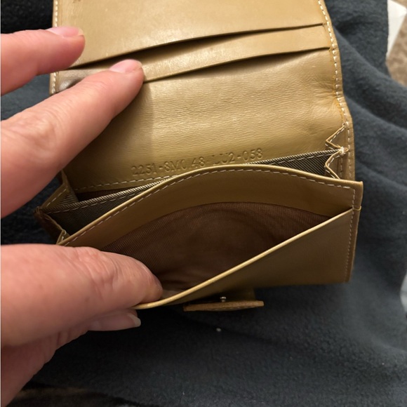 Fendi Zucchino Compact Wallet leather /canvas beige card holder wallet - Picture 10 of 15